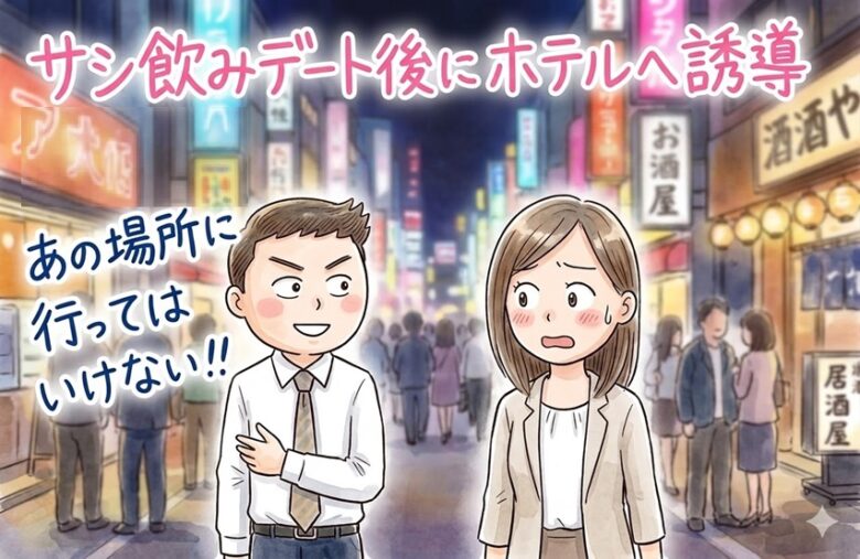 サシ飲みデート後にホテルへ直行させる「悪魔的誘導術」３ステップ！断られる男は“あの場所”でミスってる。