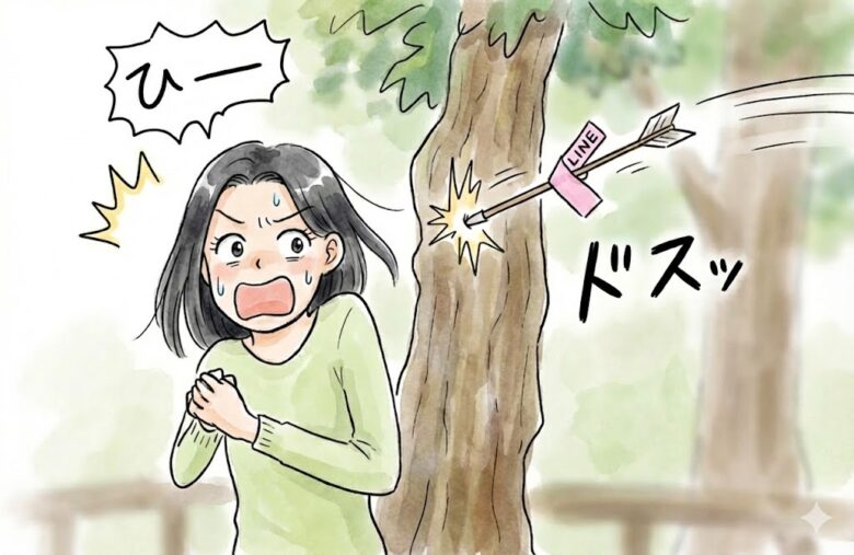 職場の女性にLINEIDを書いたメモを渡す方法