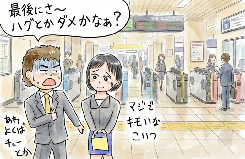 サシ飲みの後に駅の改札まで来てはいけない理由とそこからの逆転方法