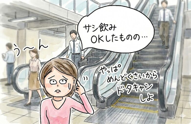 職場における正しいサシ飲みの誘い方の流れ
