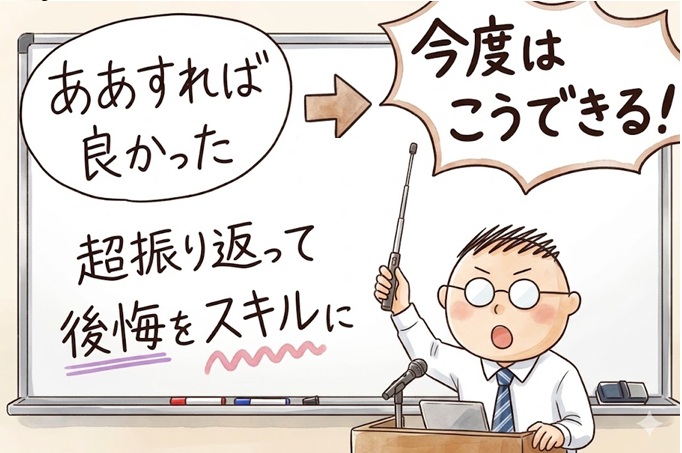 アドリブスキルを向上させる方法は「超」振り返りだ