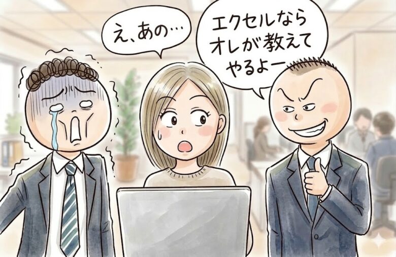 女性とのトーク中に割り込んでくる男への対応方法