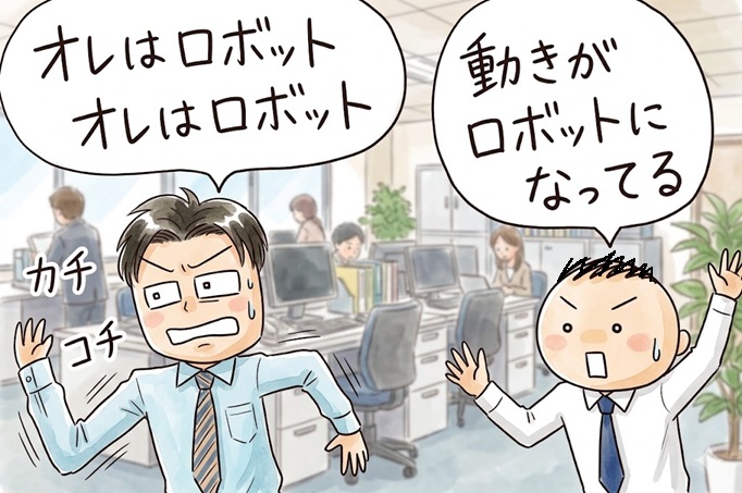 自分のアプローチを客観的に見る～アプローチしているのは俺のロボット君