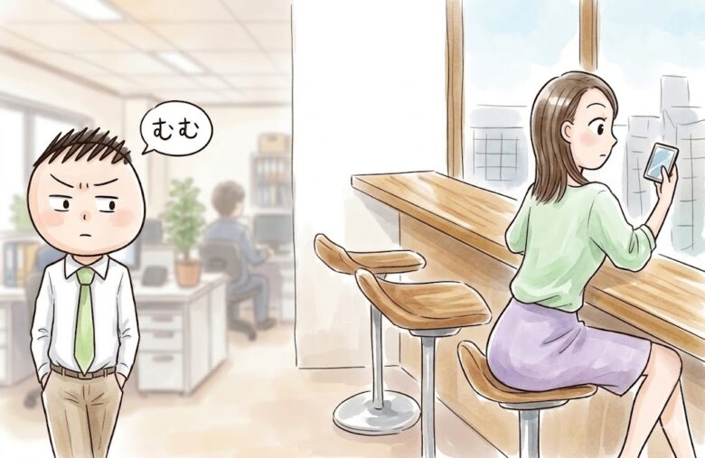 職場の休憩室や社員食堂に一人で座っている女性に話しかける方法とその具体例