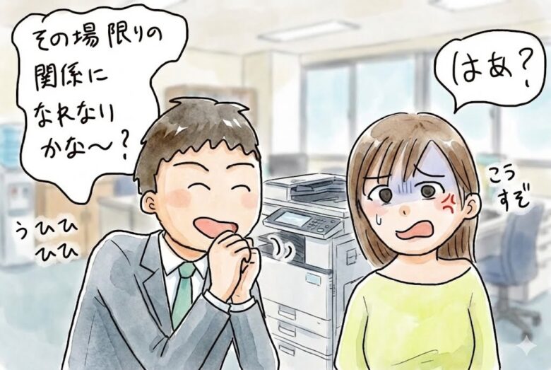 その場限りの関係だからワンナイトラブが成功する〜じゃあ職場の女性と一夜を共にするには？